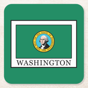 Washington Underlägg Papper Kvadrat