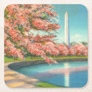 Washington Underlägg Papper Kvadrat