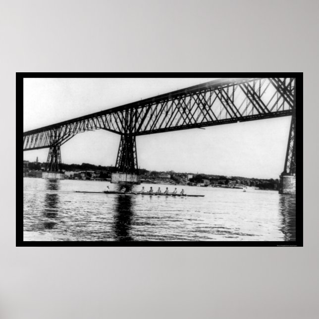 Washington Varsity Rwing Snäcka 1913 Poster (Framsidan)