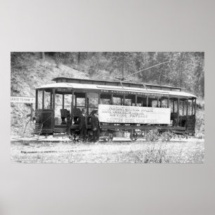 Washington vatten driver Co.-trollyen Poster