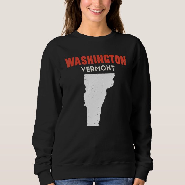 Washington Vermont USA State America Travel Vermon T Shirt (Framsida)