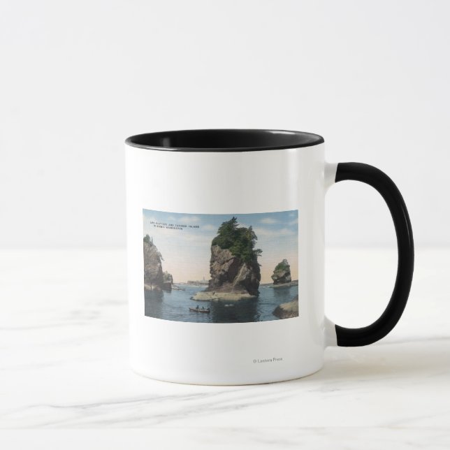Washington - Vy of Cape Flattery & Tatoosh Mugg (Höger)
