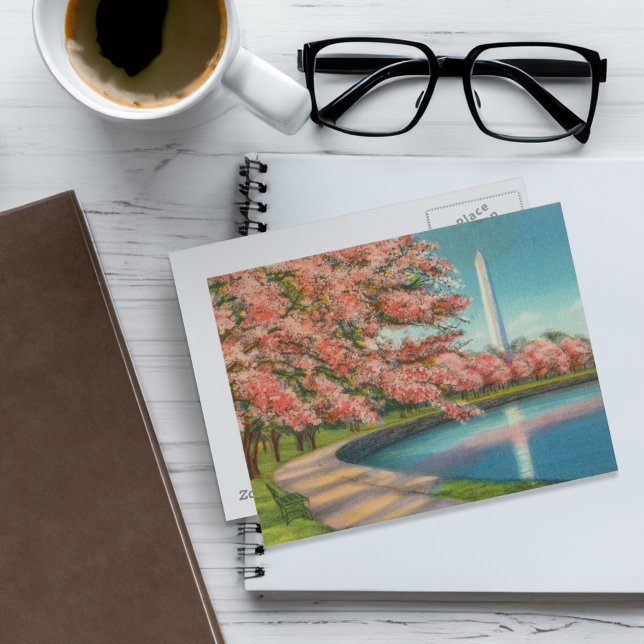 Washington Vykort (Postcards on table)