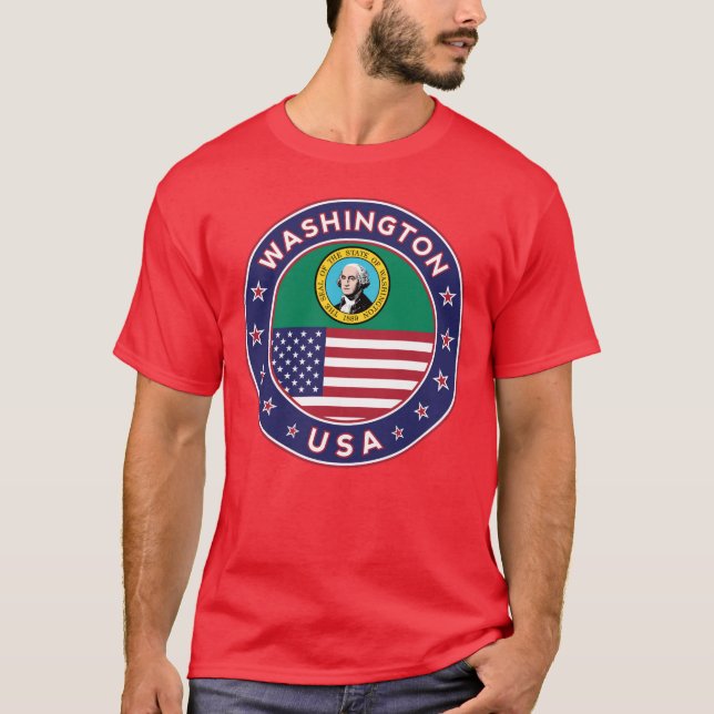 Washington, Washington t-shirt,legging T Shirt (Framsida)