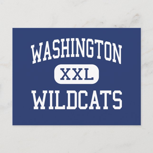 Washington - Wildcat - High - Pensacola Florida Vykort (Framsida)