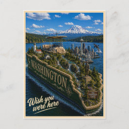 Washington | Wish You Were Here | Statserie Vykort