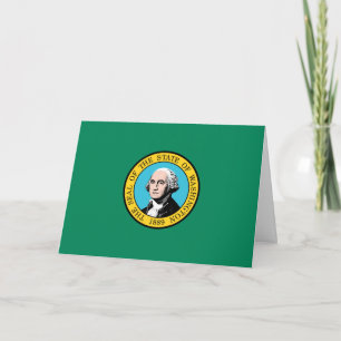 Washingtonflagga, Flagga för Washington Kort
