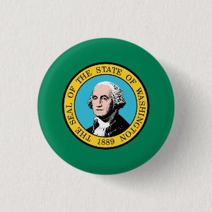 Washingtonisk Flagga, Flagga av Washington Knapp