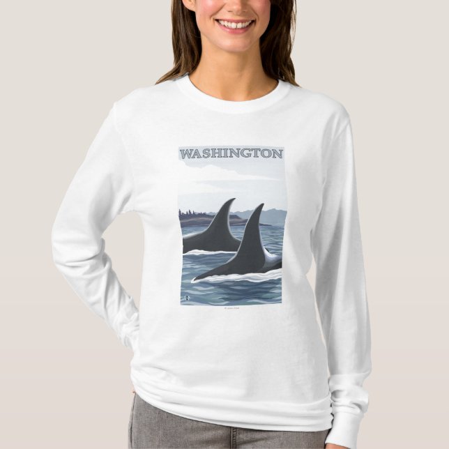 WashingtonOrca fenor T-shirt (Framsida)