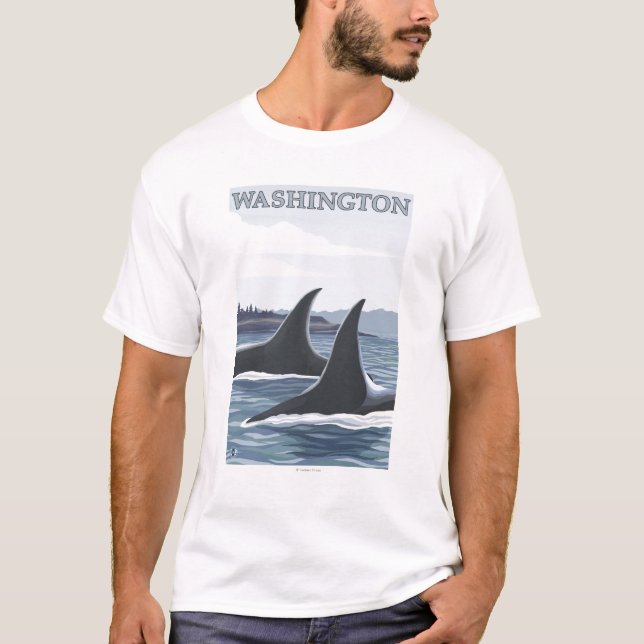 WashingtonOrca fenor Tee Shirt (Framsida)