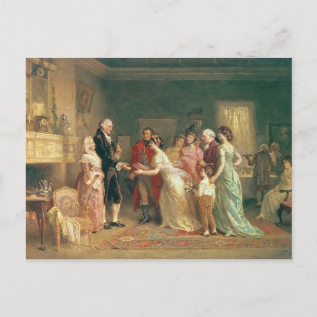 Washington's Birthday, 1798 Vykort (Framsida)
