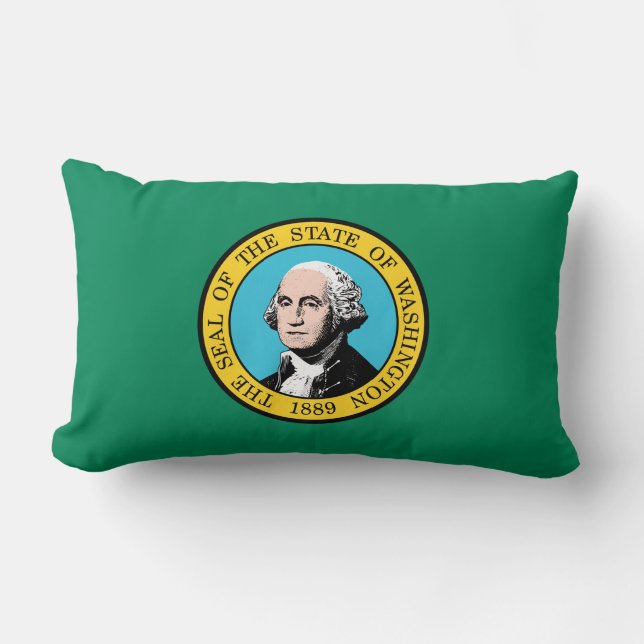 Washingtons delstatsflagga lumbarkudde (Framsida)