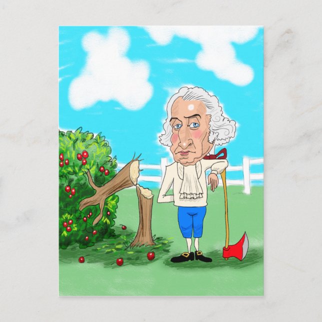 Washingtons födelsedag helg vykort (Framsida)