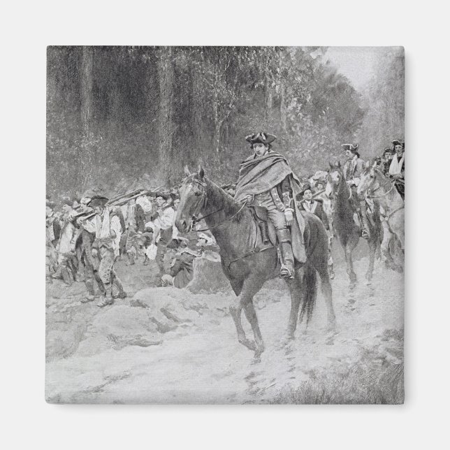 Washingtons reat från Underbara Meadows Magnet (Framsidan)