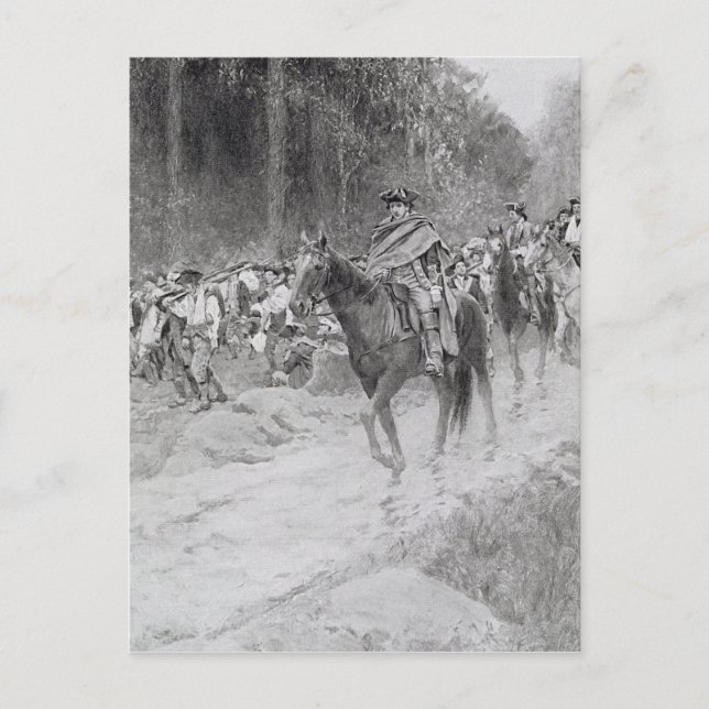 Washingtons reat från Underbara Meadows Vykort (Framsida)