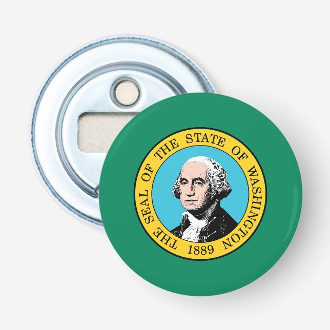Washingtons statsflagga flasköppnare (Framsidan)