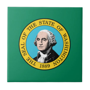 Washingtons statsflagga kakelplatta