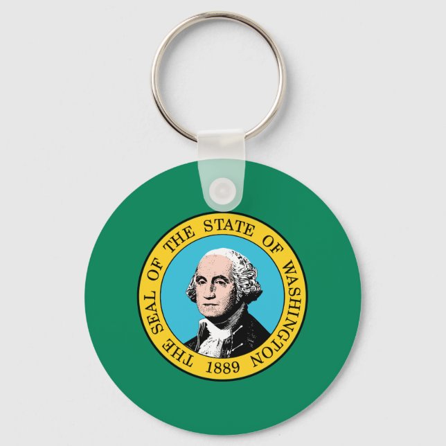 Washingtons statsflagga nyckelring (Framsida)