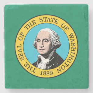 Washingtons statsflagga stenunderlägg