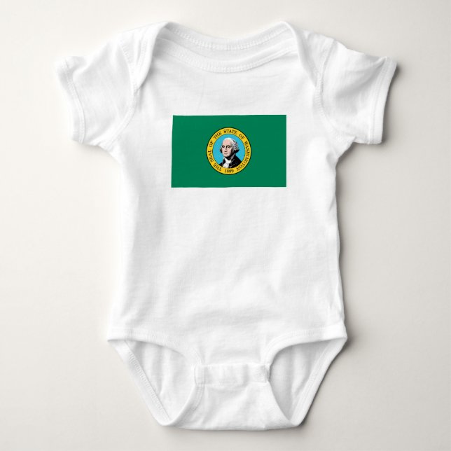Washingtons statsflagga t shirt (Framsida)