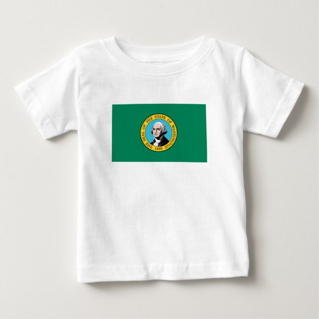 Washingtons statsflagga t shirt (Framsida)