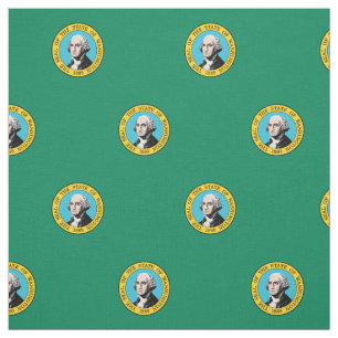 Washingtons statsflagga tyg