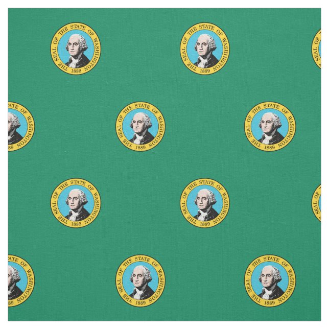 Washingtons statsflagga tyg (Provkarta)