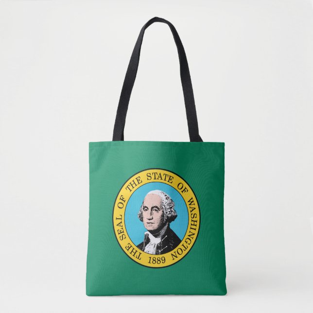 Washingtons statsflagga tygkasse (Framsida)