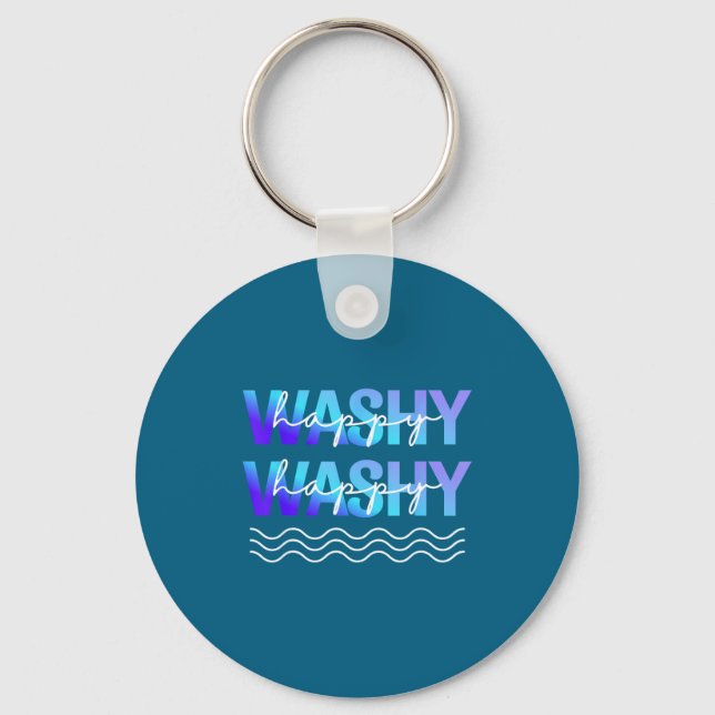 Washy Washy Funny Ship Washy Washy Cruise  Nyckelring (Framsida)