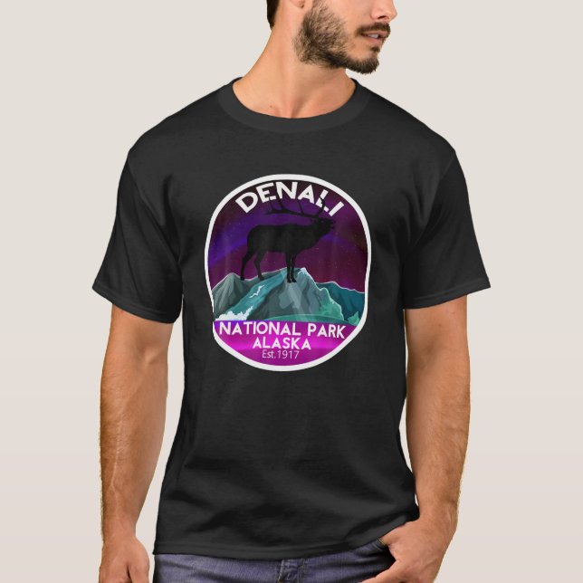 Wasilla Alaska norra Ljus T Shirt (Framsida)