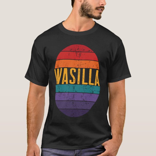 Wasilla Alaska Pacific Kusten Sunset 5 T Shirt (Framsida)
