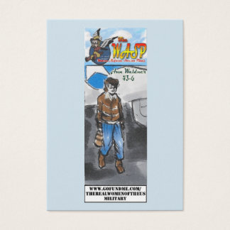 WASP Ann Waldner Trading Card Visitkort