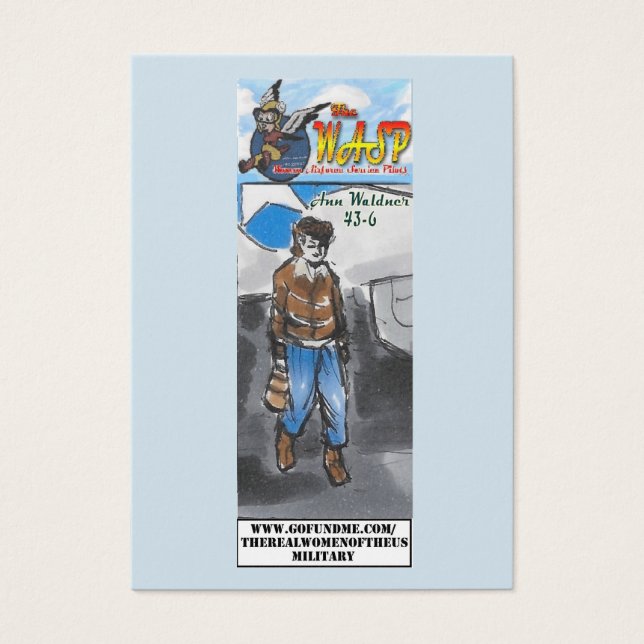 WASP Ann Waldner Trading Card Visitkort (Framsidan)