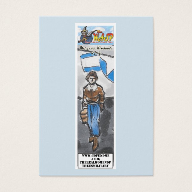 WASP Margaret Kirchner Trading Card Visitkort (Framsidan)