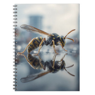 Wasp Skyline Reflection Notebook Anteckningsbok