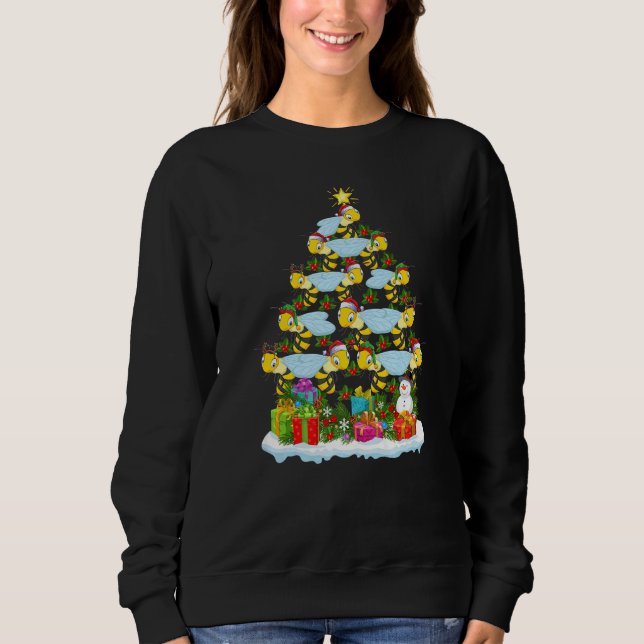Wasp  Xmas Holiday  Wasp Christmas Tree T Shirt (Framsida)