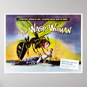 Waspkvinnaaffischen Poster