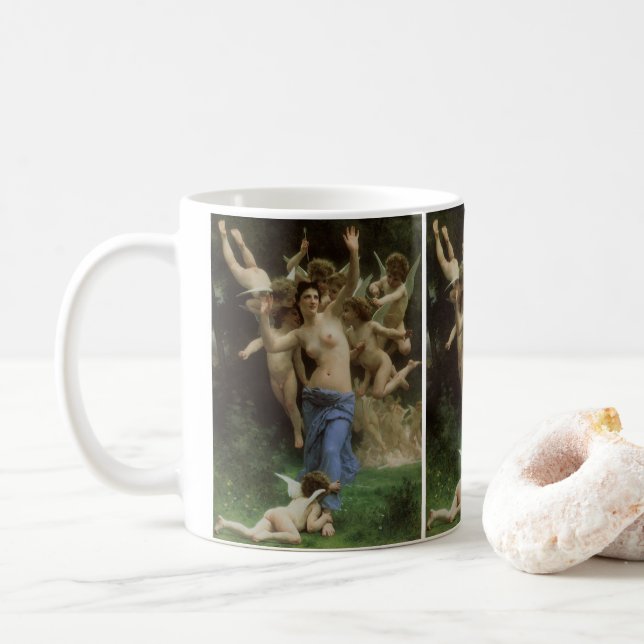 Wasp's Nest av William Adolphe Bouguereau Kaffemugg (Med munk)