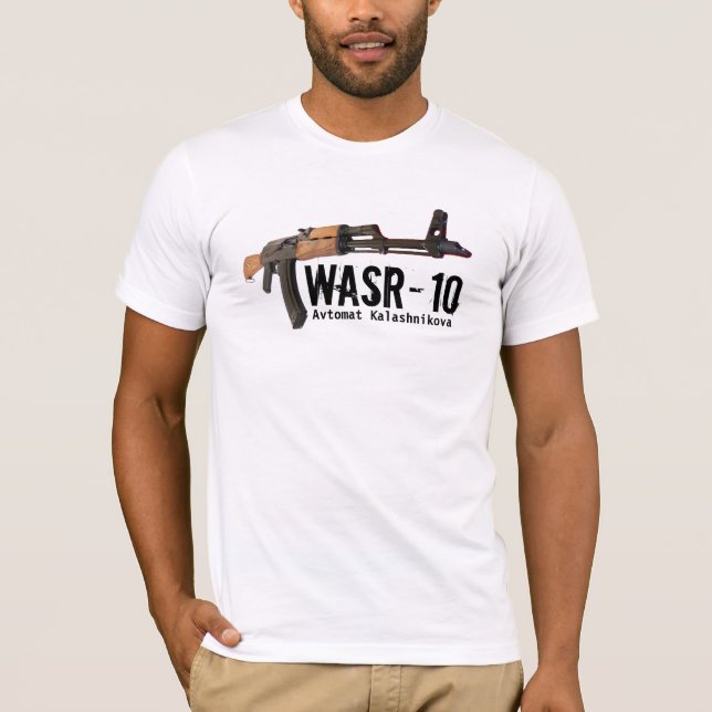 WASR-10 - Avtomat Kalashnikova T Shirt (Framsida)