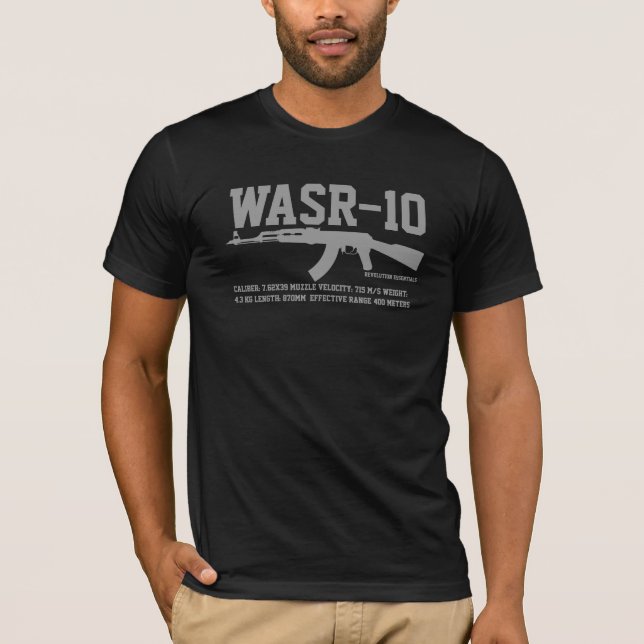 WASR-10 - Specifikations-skjorta T-shirt (Framsida)