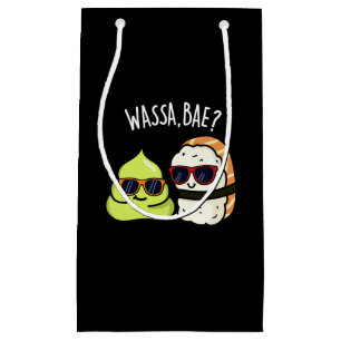 Wassa Bae Funny Food Wasabi Pun Mörk BG