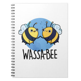 Wassabee Rolig Wasabi Bi Puns Anteckningsbok
