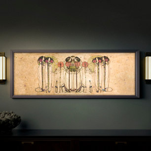 Wassail Mackintosh Art Deco Wall Decor Poster