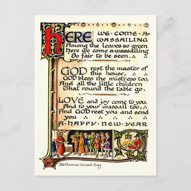 Wassail Vykort (Framsida)