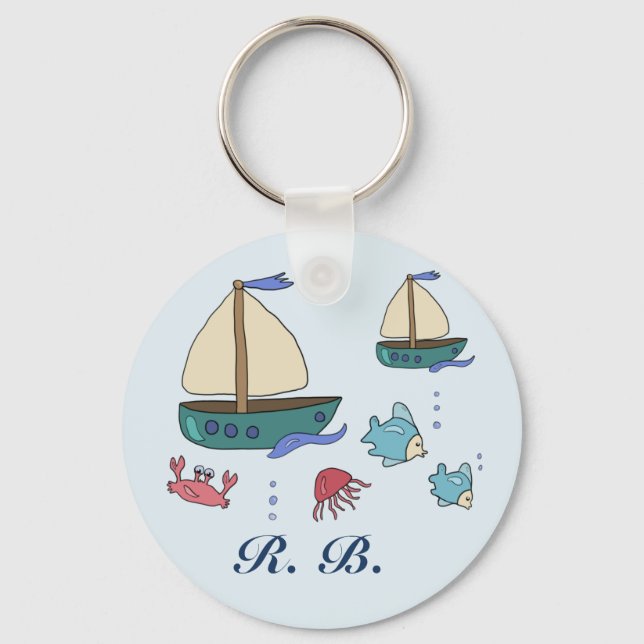 Wasserbuild personalisiert nyckelring (Framsida)