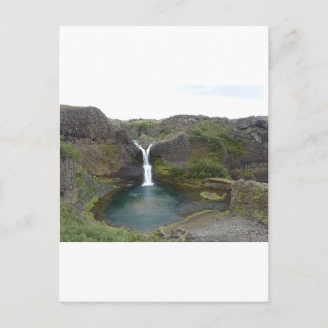 Wasserfall i Se Vykort (Framsida)