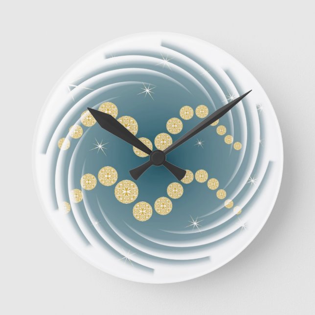 Wassermann 21. Januar bis 18. Februar Uhr Rund Klocka (Framsida)