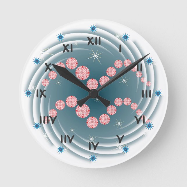 Wassermann 21. Januar bis 18. Februar Uhr Rund Klocka (Framsida)