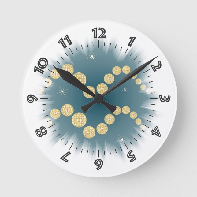 Wassermann 21. Januar bis 18. Februar Uhr Rund Klocka (Framsida)