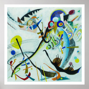 Wassily Kandinsky 1921 Segment blue Poster